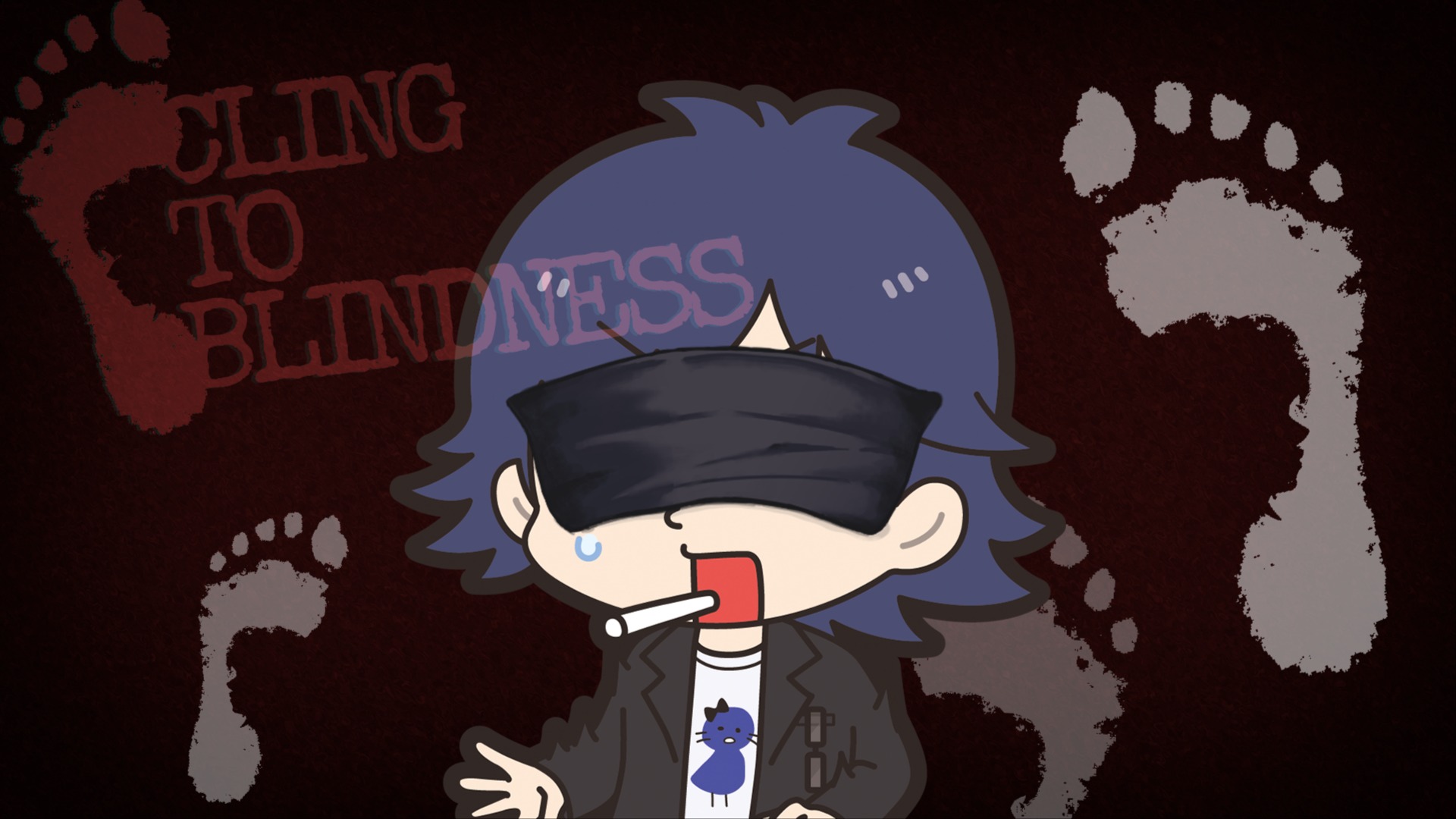 Cling To Blindness】目隠しを絶対に取ってはいけない、音だけが道標の